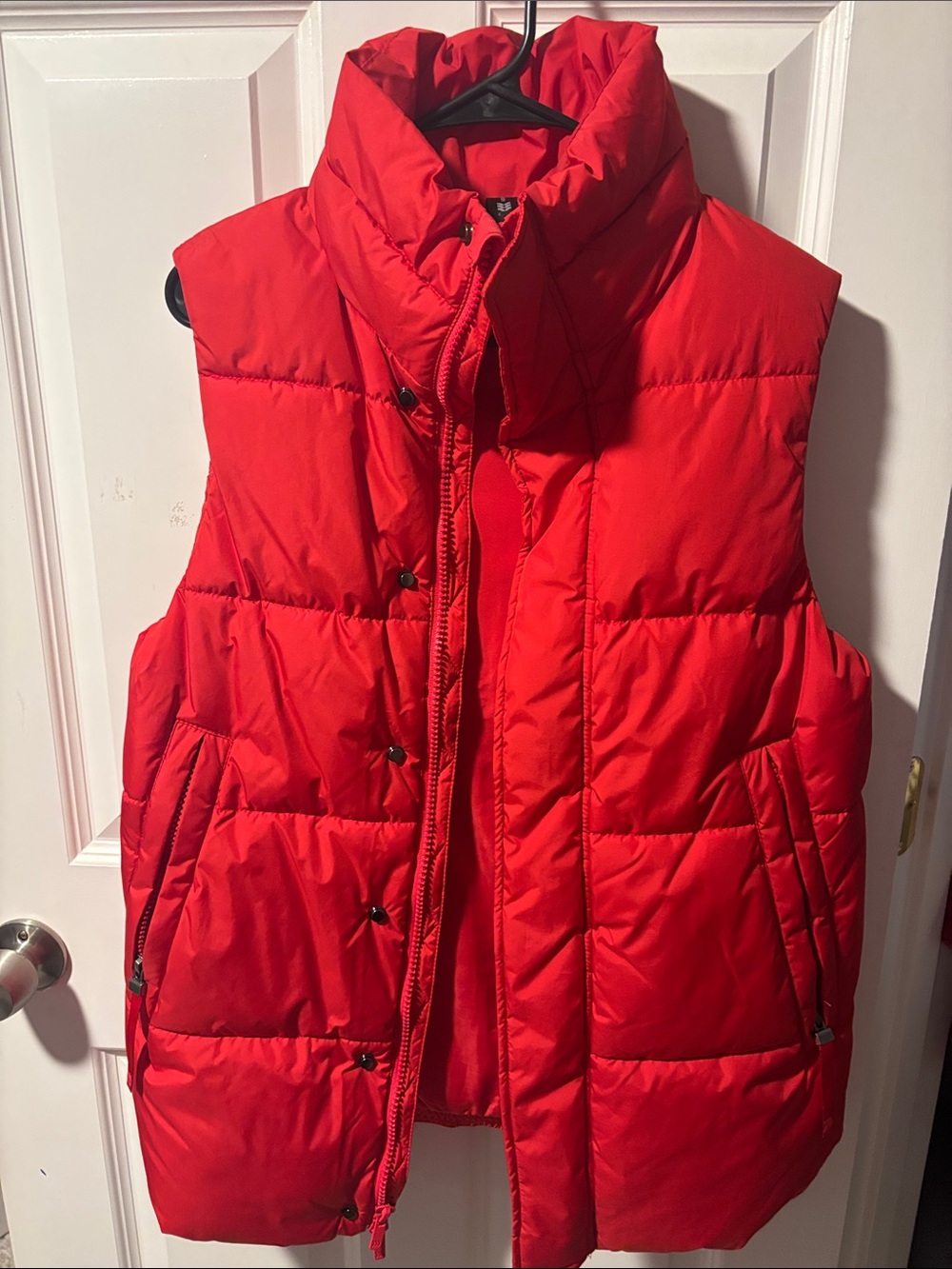 all in motion Bright Red Quilted Puffer Vest